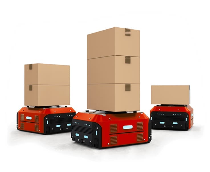 amrs avgs robots in warehouse automation system