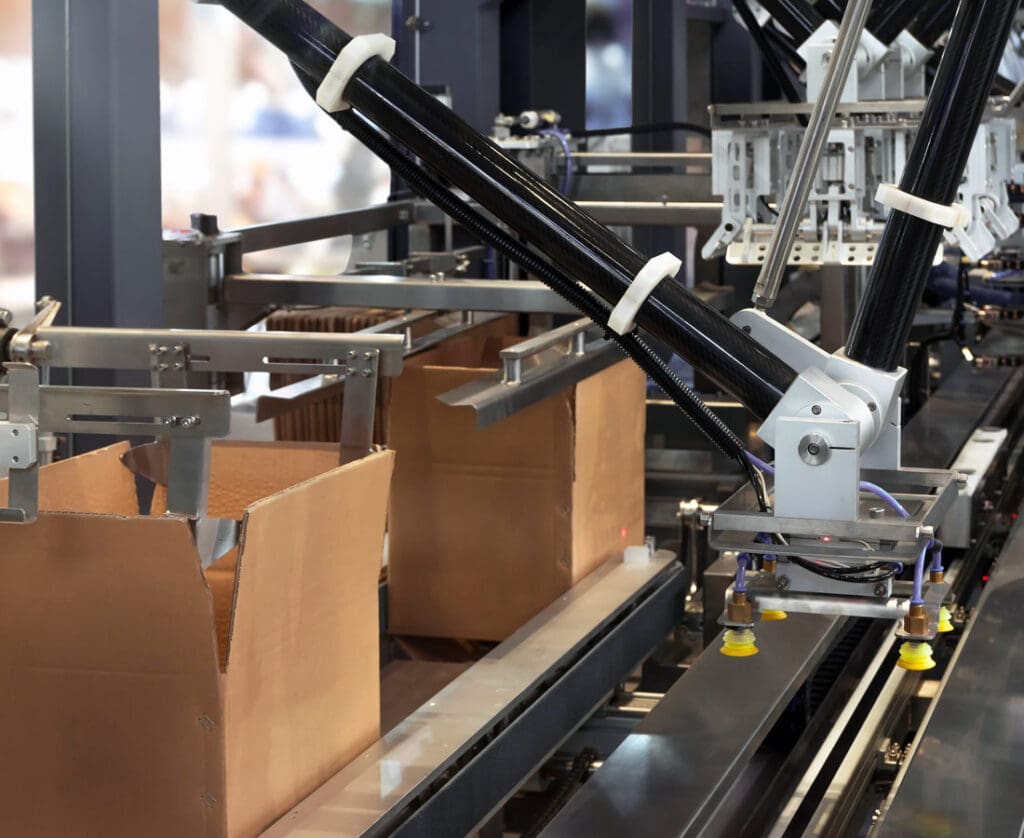 autobagger systems in automated warehouse for packaging