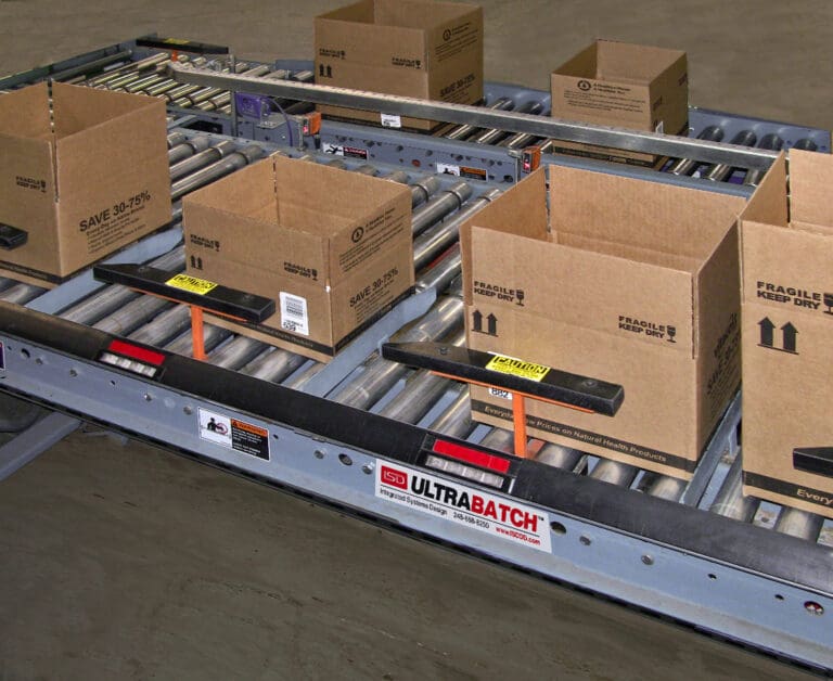 automated order fulfillment system in warehouse