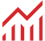 growth through increased efficiency due to automation icon