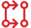 warehouse storage racking for automation icon