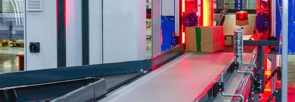 cubing and weighing automation system for distribution center