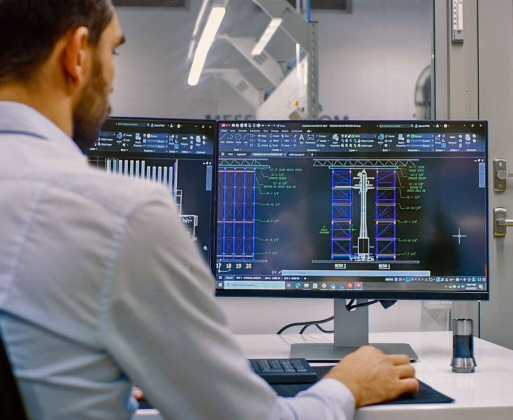 automation expert designing automated warehouse layout