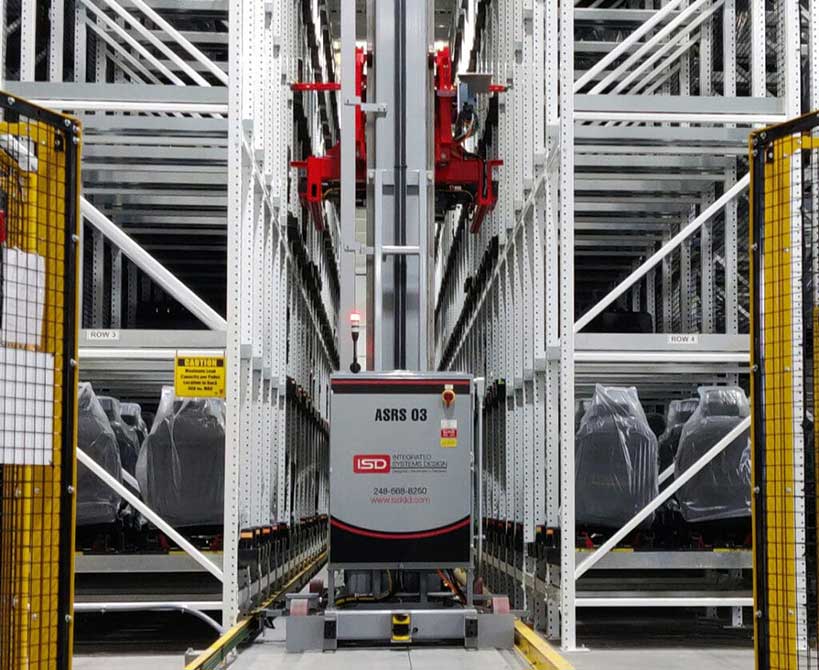 Streamlined conveyance, automated storage and sequencing of seats ensures that Automotive Assembly Plants don’t miss a beat