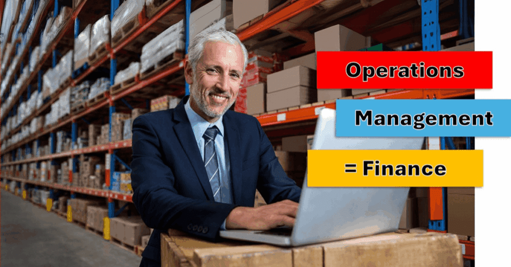 Operations finance manager reviewing project finances