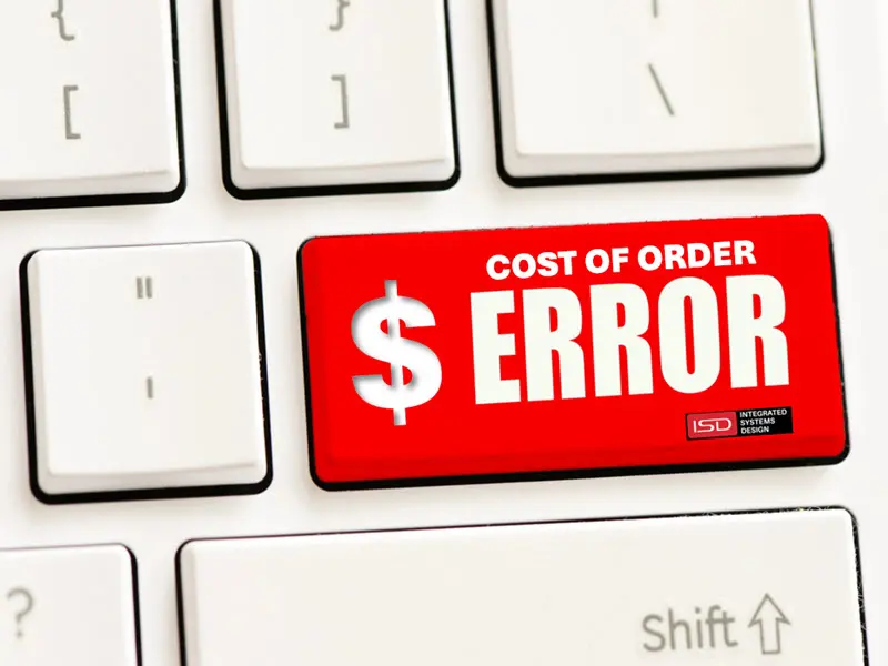 cost of order errors