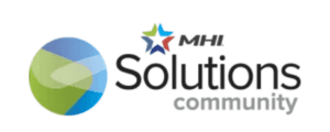MHI Solutions logo setup at client site