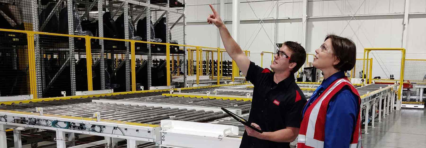 Warehouse Consulting component in logistics workflow