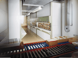 Vertical Carousels with Conveyor - ISD Vertical Carousels for Space Savings