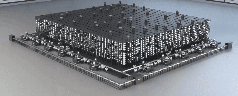 Wide Image of the URBX Cube Storage System