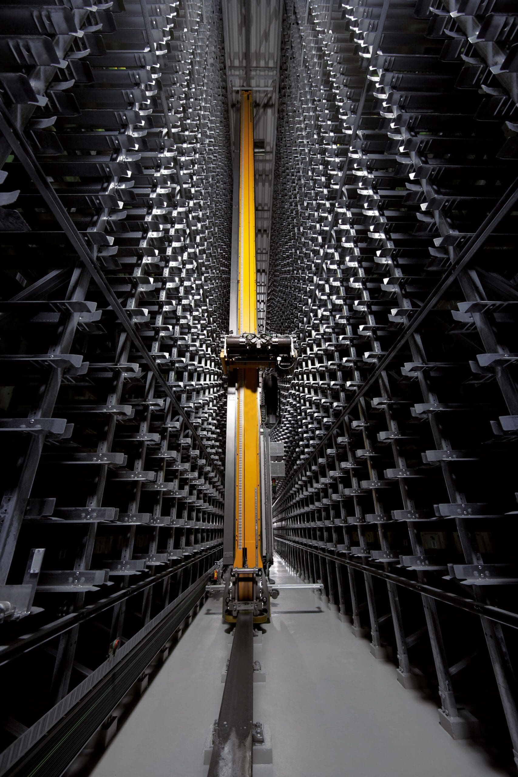 ASRS Crane and Aisle System - ISD Stunning ASRS Crane and Aisle System Image