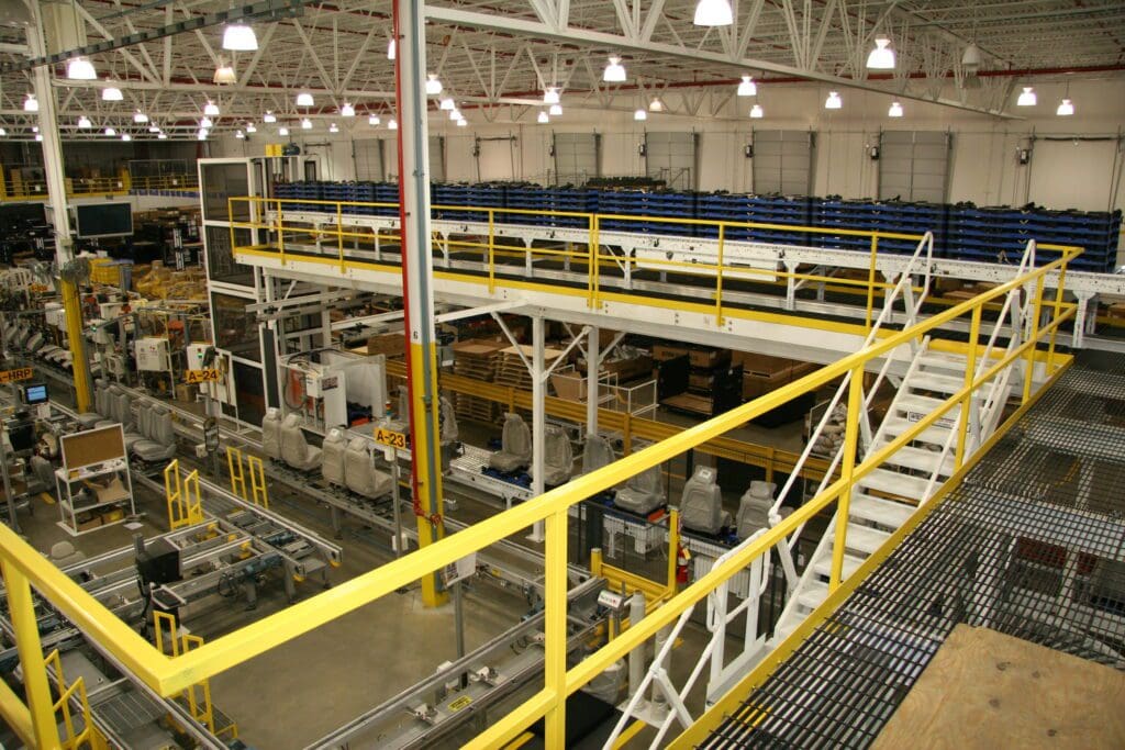 Tier 1 Automotive Supply Mezzanine and Manufacturing Flow