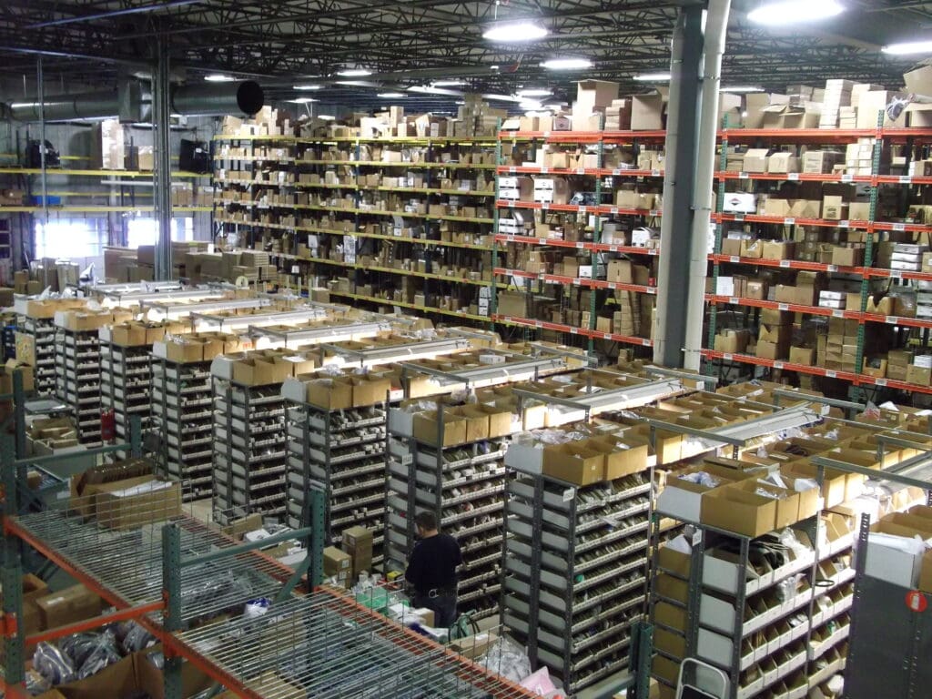 Repair Clinic Warehouse component in logistics workflow