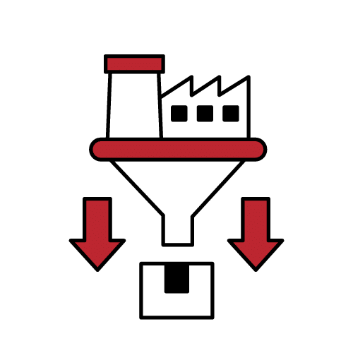Minimizing Bottlenecks Icon